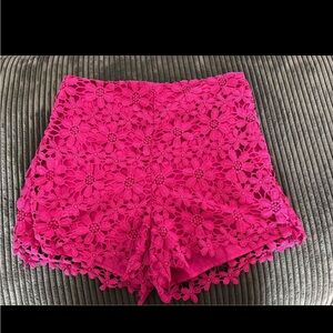 Hollister pink shorts size 7